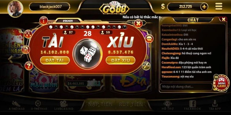 Bắt cầu và soi cầu tài xỉu Go88 hiệu quả